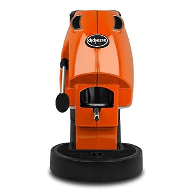 Didiesse – Macchina da Caffè con Cialde ese 44 mm - Modello Baby Frog Macchinetta a Cialde – Compatta 450W - con Funzione Stand-by e Serbatoio da 1.5L (Arancio)