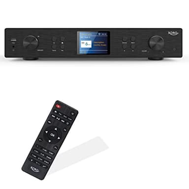 XORO HFT 440 – Radio Internet con DAB+ e ricezione FM per ampliare un impianto HiFi, WiFi 2,4 GHz, Bluetooth, SpotifyConnect, musica in streaming tramite UPnP