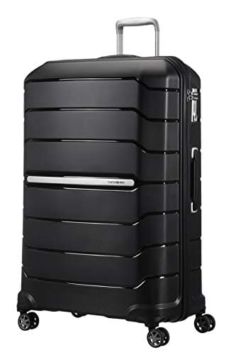 Samsonite Flux - Spinner XL, Valigia espandibile, 81 cm, 121/136 L, Nero (Black)