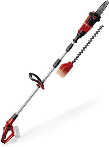 Einhell Utensile multifunzione a batteria GE-HC 18 Li T-Solo (18 V, tagliasiepi e motosega 2 in 1, lama Oregon, senza batteria e caricabatterie)