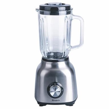 Frullatore elettrico brocca graduata in vetro 1,5L, lame in acciaio inox, 2 velocità 500 W, Kooper