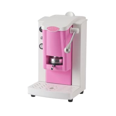 FABER COFFEE MACHINES | Nuovo Modello SLOT KOLOR PLAST | Macchina caffe a cialde ese 44mm | Pressacialda regolabile | Portacialda estraibile calamitato (TOTAL WHITE BUBBLE)