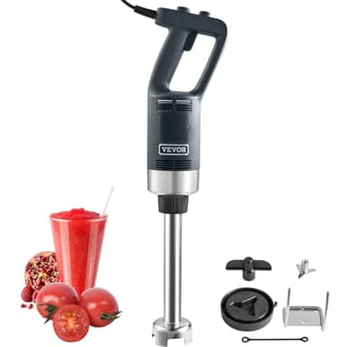VEVOR Frullatore a Immersione da Cucina Uso Commerciale Potenza Nominale 500W Lunghezza 660mm Velocità Regolabile, Frullatore Tritatutto da Cucina Commerciale per Zuppe Salsa Pesto Materiale Frullato
