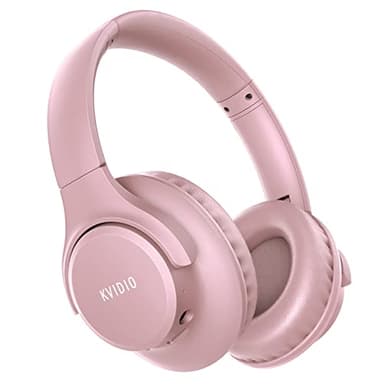 KVIDIO Cuffie Wireless Bluetooth 5.2, 55 ore Vestibilità Comoda Pieghevoli Con Cuffie Bluetooth Over Ear Microfono Incorporato Suono Stereo HiFi Cuffie Over Ear, Per Viaggi PC Cellulare