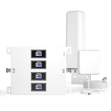 Amplificatore Segnale Cellulare per la Casa e l'ufficio, GSM 3G 4G LTE Banda 8/3/1/7 Ripetitore Segnale Cellulare fino a 150 metro quadrati, Supporta Wind Tre,TIM,Vodafone,Iliad