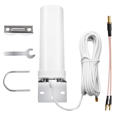 Antenna 4G LTE Connettore SMA Antenna SMA da esterno Omnidirezionale Impermeabile Compatibile con router 3G 4G Router Mobile Wireless Hotspot Router Aumento del Segnale