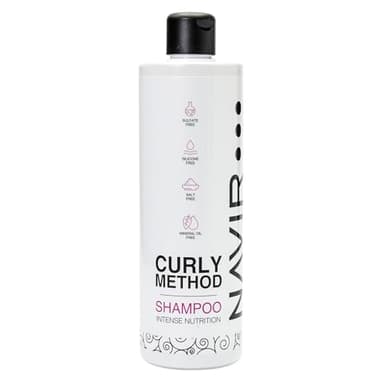 NAVIR Professionale | Shampoo senza solfati, parabeni, siliconi né sali. Adatto per il Metodo Curly, con ingredienti naturali - 400ml