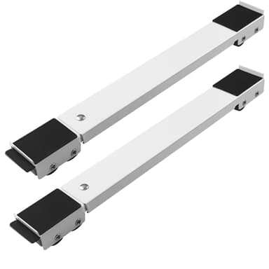 Baxcdyswe Supporto Lavatrice Asciugatrice, Sposta Mobili con Ruote, Piedini Ruote per Lavatrice, Rotelle Spostare Mobili per Carrello Base Frigorifero Fino 300 kg 24 Ruotes Base Universale Rondella