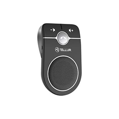 TELLUR CK-B1 Vivavoce Bluetooth per Auto, Sensore di Movimento per Accensione/Spegnimento Automatico, Microfono con Cancellazione dell'Eco e Cancellazione del Rumore, Siri e Google, Multipunto