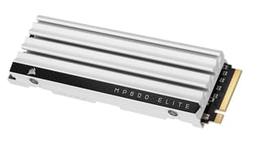 Corsair MP600 ELITE 1TB M.2 PCIe Gen4 x4 NVMe SSD - Ottimizzato per PS5 - Dissipatore Incluso - M.2 2280 - Fino a 7.000MB/sec di Lettura Sequenziale - NAND 3D TLC ad Alta Densità - Bianco