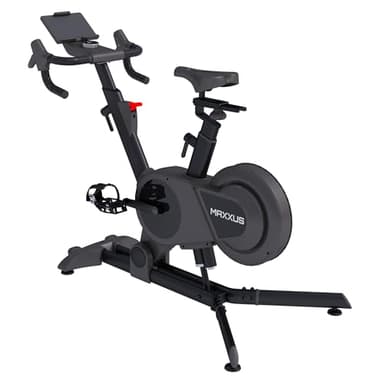 MAXXUS Cyclette da Casa SpeedBike S2 - Display, Volano da 8 kg, Silenziosa, Magnetica, Max 130 kg - Bici da Spinning, Cyclette Professionale per Casa, Spinbike, Smart Bike, Bicicletta Palestra Indoor