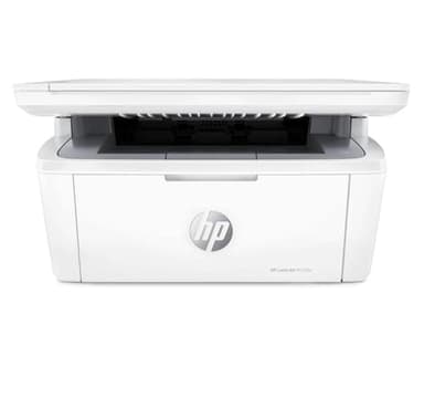 HP LaserJet M140w 7MD72F, Stampante Multifunzione Laser A4, Monocromatica, Stampa Fronte e Retro Manuale in Bianco e Nero, 20 ppm, Wi-Fi, HP Smart, Bianca