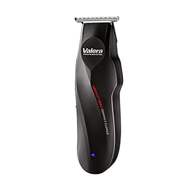 Valera, Absolut Zero 658.01, Tagliacapelli Uomo Professionale, Preciso e Leggero, Lame 42 mm per un Taglio Minimo di 0,1 mm, Funzionamento Cordless o Tramite Alimentatore, Batteria Inclusa, Nero