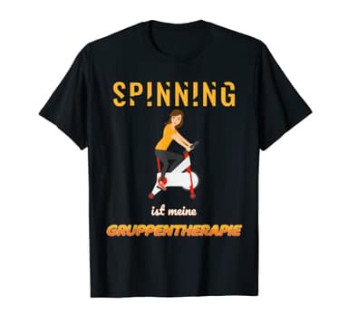 Spinning Bikes Indoor Cycling Humor mia terapia di gruppo Maglietta