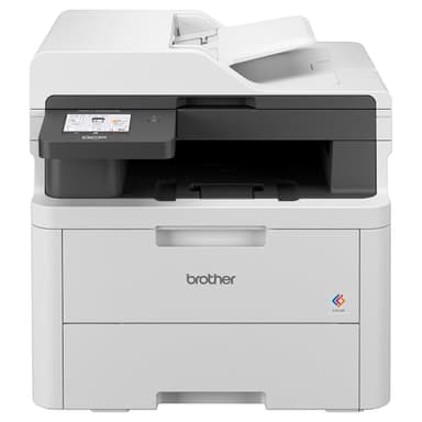 Brother DCPL3560CDW Multifunzione Led a Colori 3 in 1, 26 Ppm, Stampa Fronte, Retro Automatica Fino a 10 Pagine al Minuto, Gigabit Ethernet, WIFI a 5 Ghz e USB, Vassoio Carta da 250 Fogli