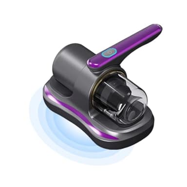 Kamanan Aspiratore Portatile Battimaterasso,Aspirapolvere per Materassi Senza Fili,Mini Aspirapolvere Senza Fili,Aspirapolvere UV Portatile per Materassi, Letti, Divani in Stoffa, Cuscini, Tappeti