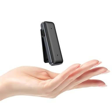 ZAQE Registratore Vocale Digitale, 64GB Registratore Audio Professionale Con Capacità Di Registrazione Di 400 Ore, Riduzione Del Rumore, Registrazione One-Touch Registratore Vocale