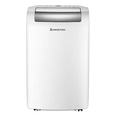 Ariston Mobis Plus 10.000 Btu, Climatizzatore Portatile, Classe A+, Bianco