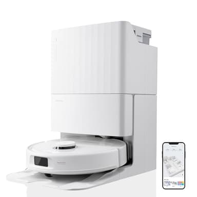 roborock Qrevo Pro Robot Aspirapolvere e Lavapavimenti, Mop Autopulente con Acqua Calda, Aspirazione 7000 Pa, Doppio Panno Rotante, Evitamento Ostacoli 3D