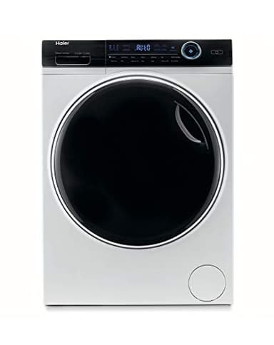 Haier I-Pro Serie 7 Lavasciuga Slim 8+5 Kg, Libera Installazione, Carica Frontale, 59,5 x 56 x 85 cm, 1400 Giri, Classe A/D, Trattamento Antibatterico, Rilevamento Carico, Bianca - HWD80-B14979