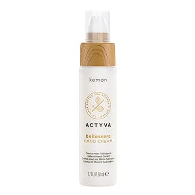 Kemon - Actyva Bellessere Hand Cream, Crema Mani Vellutante con Oli di Argan e Mandorle, Effetto Idratante e Antiage - 50 ml