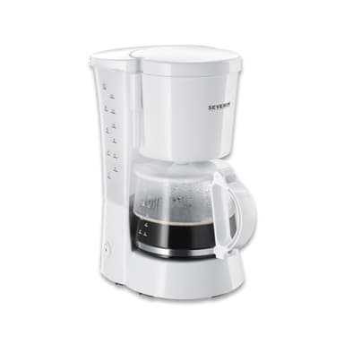Severin KA 4478 Macchina per caffè Americano, 10 Cups, Acciaio Inossidabile, Bianco