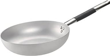 Pentole Agnelli ALMC111BPIC32 Linea Alluminio Induzione Padella Svasata Alta, Fondo a Induzione con 1 Manico Cool, con rivestimento antiaderente, 32 cm