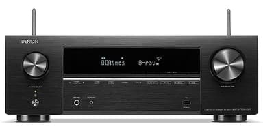 DENON AVR-X1700HDAB, Ricevitore AV a 7.2 canali, amplificatore HiFi con Dolby Atmos, DTS:X, 6 ingressi HDMI e 1 uscita, 8K HDMI, Bluetooth, WLAN, AirPlay 2, HEOS Multiroom, compatibile con Alexa