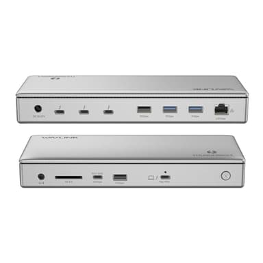 WAVLINK Thunderbolt 4 Docking Station 12-in-1,98W PD,Display Singolo 8K o Doppio 4K per MacBook Pro/Air Thunderbolt 4/3,USB-C/USB 4 Windows