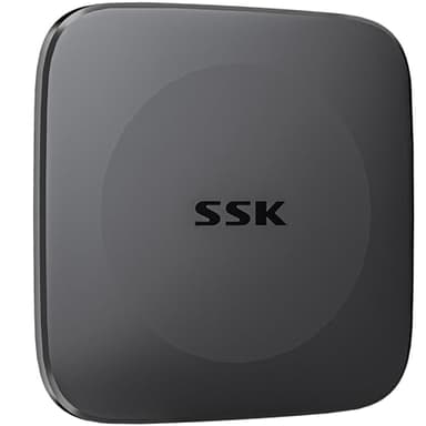 SSK SSD 512GB Esterno Portatile,fino a 550MB/s, Hard Disk Esterno SSD con cavo da Tipo C a USB C/A,Unità a Memoria stato solido veloce USB 3.2 GEN2 per iPhone 15/Android/Windows/Tablet/Mac/Xbox