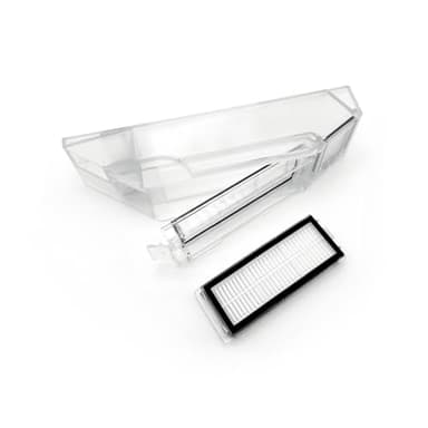 MKVAXR Pezzi di Ricambio Filtro HEPA Scatola Polvere opzionali, for Accessori aspirapolvere Robot Dreame, L20 Ultra Robot SUCUUM Dust COLLETTOR(Dustbin with Filter)