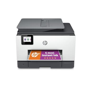 HP OfficeJet Pro 9022e 226Y0B, Stampante Multifunzione a Getto d'Inchiostro A4 a Colori, Fronte e Retro Automatico, 24 ppm, Wi-Fi, 6 Mesi di Inchiostro Instant Ink Inclusi, Nera