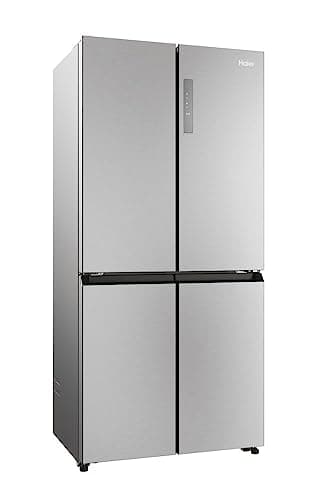 Haier HCR3818ENMM CUBE 83 SERIE 3 Frigorifero congelatore / 4 porte con frontale in acciaio inox/Total No Frost/Inverter Compressore/XL-Slim-Line Air Surround