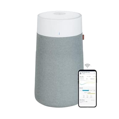 Blueair Blue Pure 3450i Max HEPASilent™, Purificatore d'aria per grandi ambienti, Depuratore d'aria veloce pulisce 206 m² in 1h, un'ora, Air Purifier elimina virus, polvere, muffa
