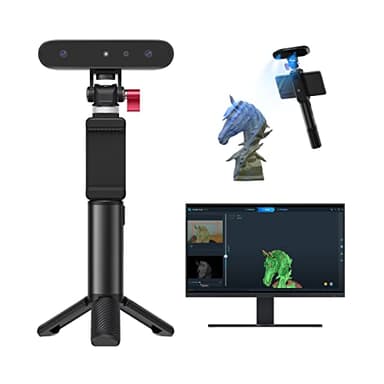 Creality - Scanner 3D CR-Sscanner Ferret per stampa 3D, aggiornamento manuale con 30 FPS ad alta velocità di scansione, doppia modalità, precisione 0,1 mm per Andriod Phone PC Win 10/11