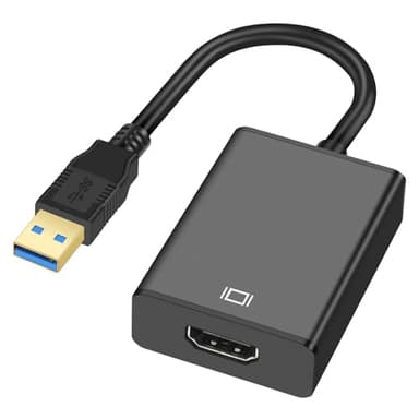AXFEE USB C a HDMI, USB a HDMI Cavo, 1080P USB 3.0/2.0 a HDMI Adattatore, Compatibile con PC Laptop Windows XP 7/8/8.1/10/XP/MacOS, Desktop, Monitor, Proiettore, HDTV