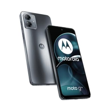 Motorola moto g14 (8/256 GB espandibile, Doppia fotocamera 50MP, Display 6.5" FHD+, Unisoc T616, batteria 5000 mAh, Dual SIM, Android 13, Cover Inclusa), Grigio (Grey)