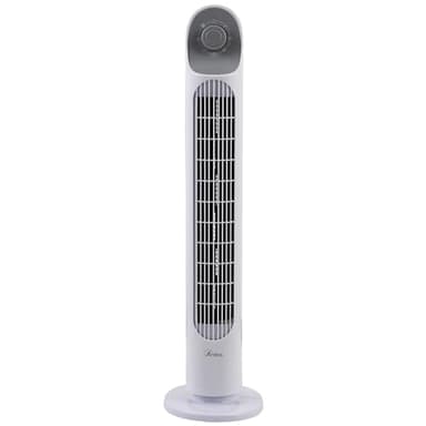 ARDES | AR5T800 Ventilatore Verticale Altezza 81 cm con 3 Intensità e Oscillazione Automatica della Torretta da Pavimento o Piano Ventilatore Torre Bianco