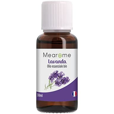 Olio Essenziale di Lavanda • 100% Puro Naturale Vegano • Olio Essenziale per Aromaterapia per Massaggi per Diffusori • Certificato OEBBD OECT e Agricoltura Biologica • 30 Ml Mearome