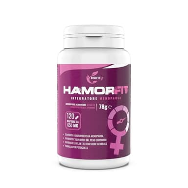 Integratore Menopausa COMPLETO Cimicifuga Isoflavoni di Origine Naturale Agnocasto Passiflora Ashwaganda Stop Vampate ed effetti Menopausa UNICO POTENZIATO con Trifoglio Rosso Kudzu VITAMINE 120 cps