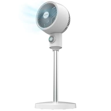 Cecotec - Ventilatore circolatore d'aria a piantana, EnergySilence 900 Cyclone. 35 W, diametro 9 pollici, oscillazione automatica, 3 velocità, inclinazione regolabile, controllo facile
