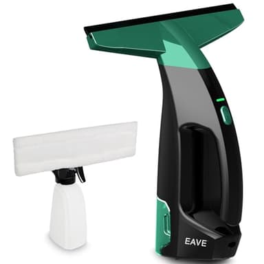 aspiracristalli Aspirapolvere per finestre, Lavavetri elettrico Aspiragocce a batteria ricaricabile, kit di pulizia elettrico per finestre, serbatoio dell'acqua da 200 ml