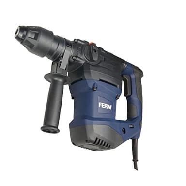 FERM Martello perforatore / Martello demolitore 1500W - include 3 punte trapano, 2 scalpelli e una pratica custodia