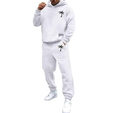Tute Sportive Uomo Eleganti Comodi Tute Da Ginnastica Offerta Fitness Completi Sportivi Slim Fit Invernale Tracksuit Cotone Casual Vintage Tuta Jogging Moda Leggero Felpa Con Cappuccio E Pantalone Set