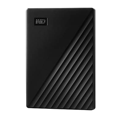 WD 2TB My Passport HDD portatile USB 3.0 con software per gestione di dispositivi, backup e protezione tramite password - funziona con PC, Xbox X, Xbox S, PS4 and PS5 - Nero