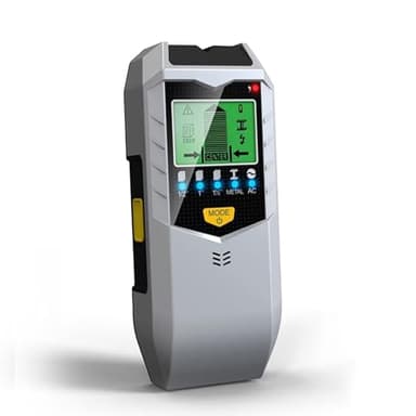 Rilevatore Tubi e Cavi Elettrici, 5 in 1 Cerca Tubi Acqua e Cavi Nei Muri con Schermo LCD e Allarme Acustico, Rilevatore Tubi Acqua per Rilevare Legno, Metallo E Cavi Nel Muro