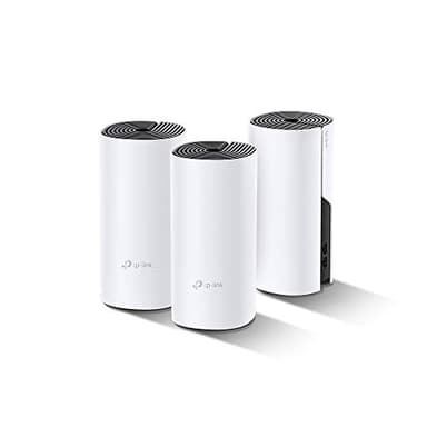 TP-Link Deco P9 Hybrid WiFi Mesh con Powerline, WiFi AC1200 + Powerline AV1000, Adatto per Edifici Storici con Muri Spessi, Pacchetto da 3 Unità Fino a 560 ㎡, Compatibile Alexa