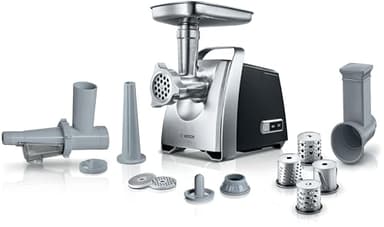 Bosch MFW68660 ProPower Tritacarne, 800 W, Nero/Argento