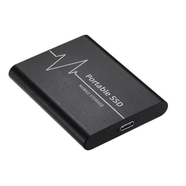 Hard Disk Esterno 2T - 2,5" Ultrasottile Portatile USB Storage per Desktop, Laptop, MacBook, Chromebook Wii u,TV