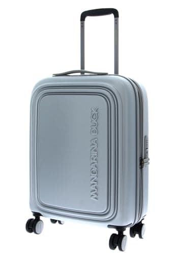 Mandarina Duck Logoduck + Trolley Cabin Exp, Bagaglio Valigia Unisex - Adulto, Argento (Silver), 40x55x20/23(LxHxW)